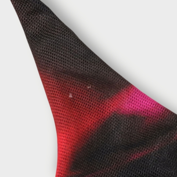 White Fox Fantasy World Bustier Pink Flame Halter Top Womens Size Large - Picture 7 of 7